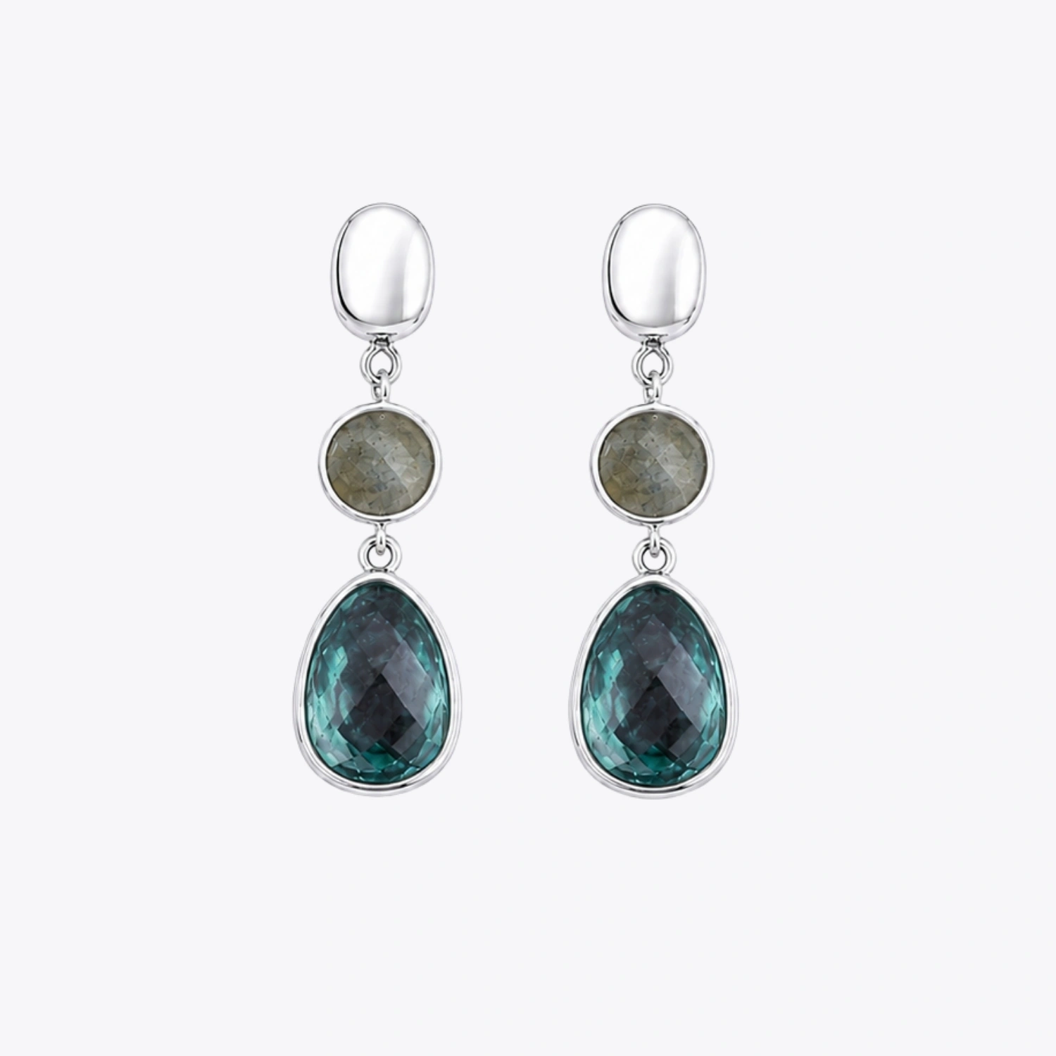 Sky Blue & Sunshine Drop Silver Set - Image 5