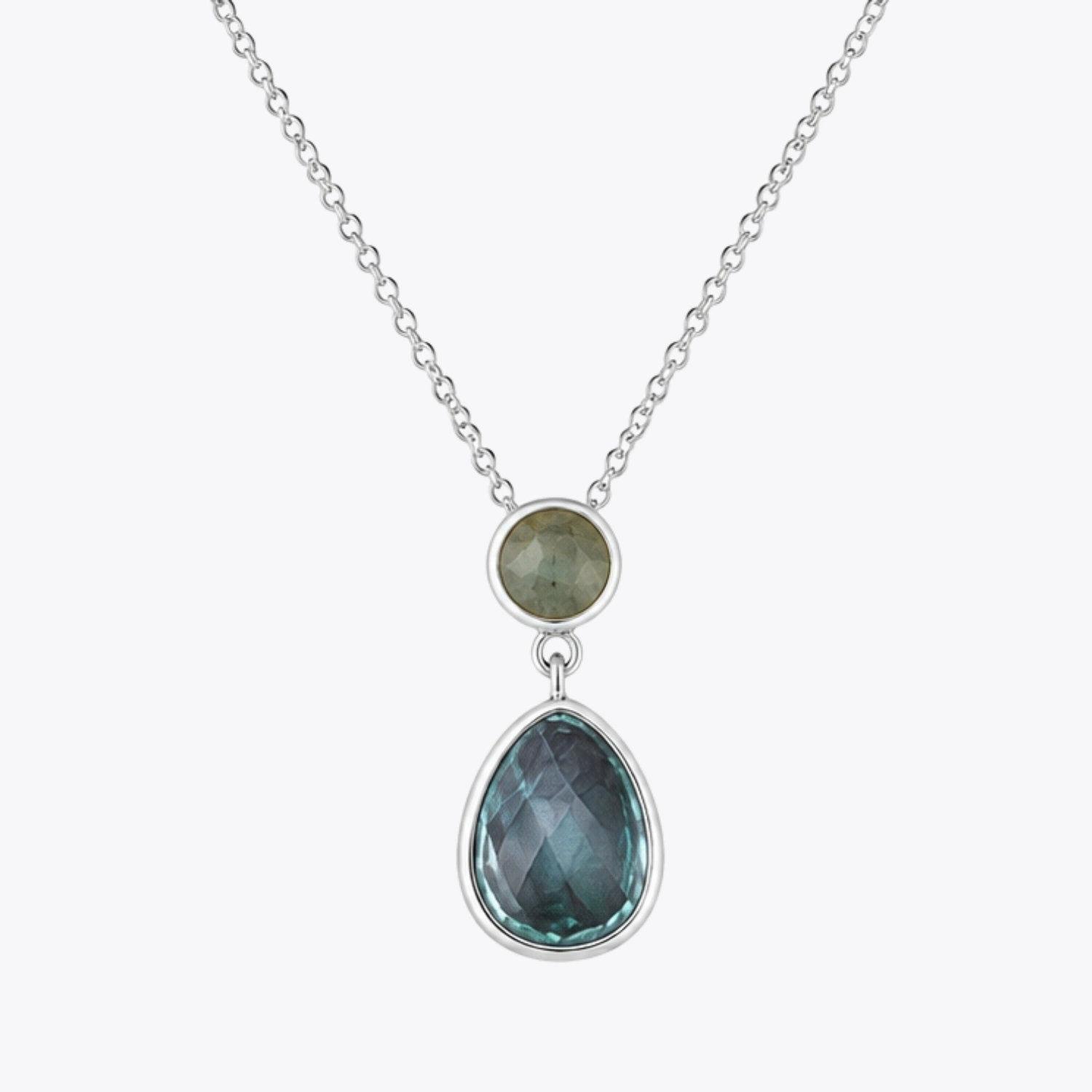Sky Blue & Sunshine Drop Silver Set - Image 4
