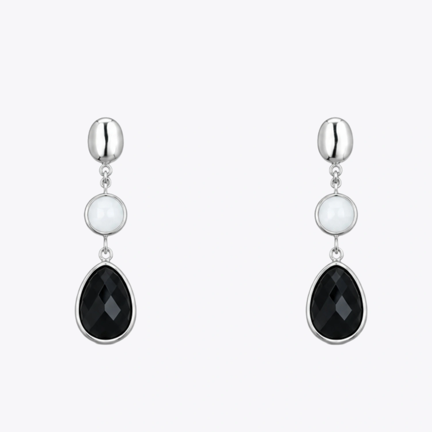 Midnight Pearl Drop Necklace & Earrings Combo - Image 5