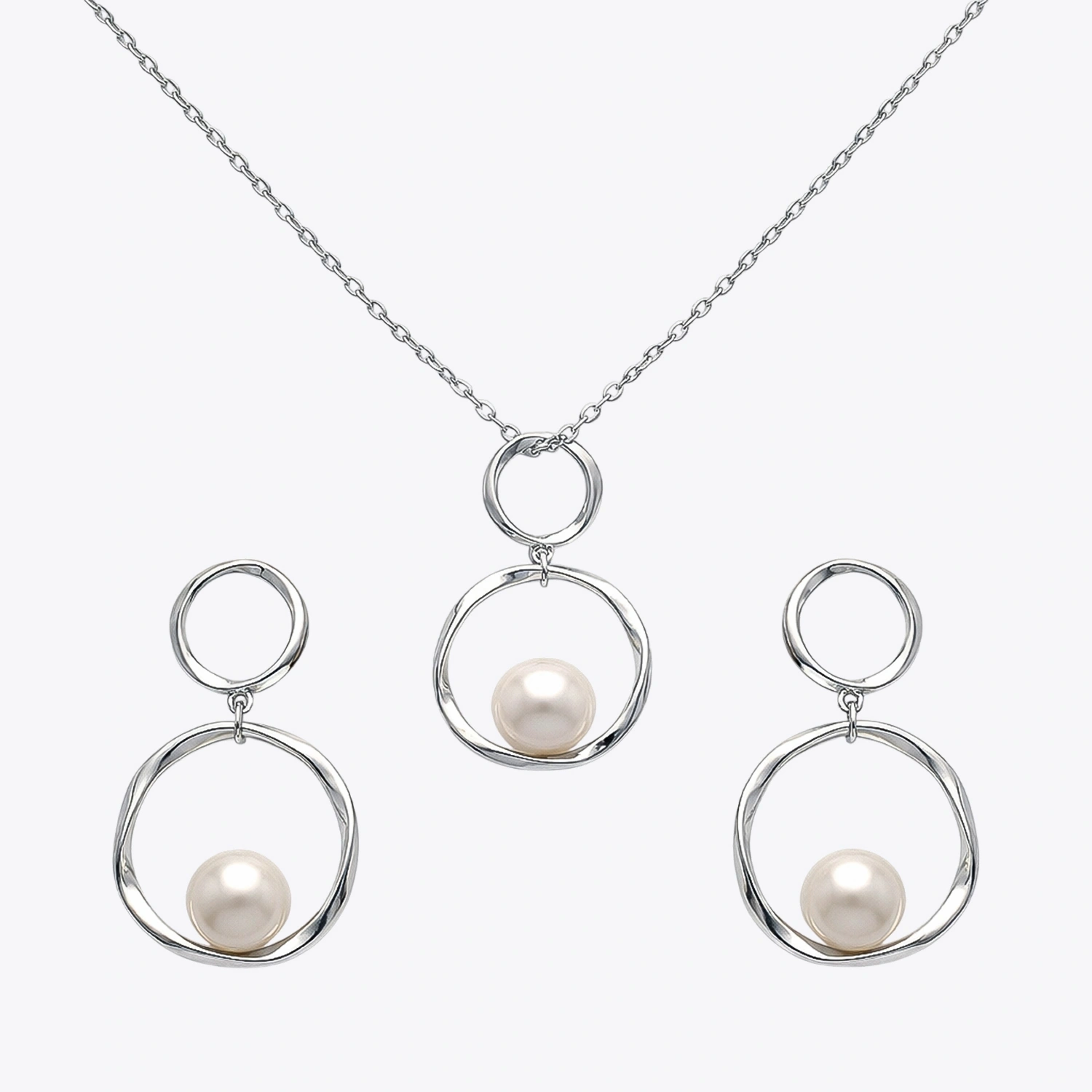 Alencia Modern Pearl Loop Set - Image 3