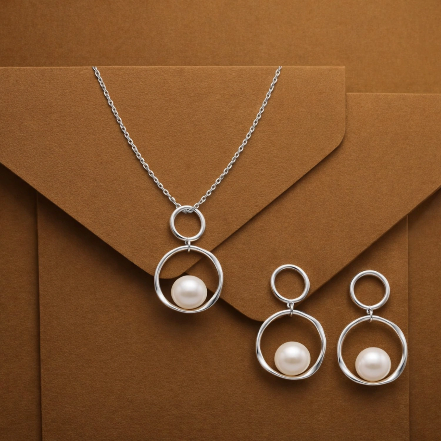 Alencia Modern Pearl Loop Set