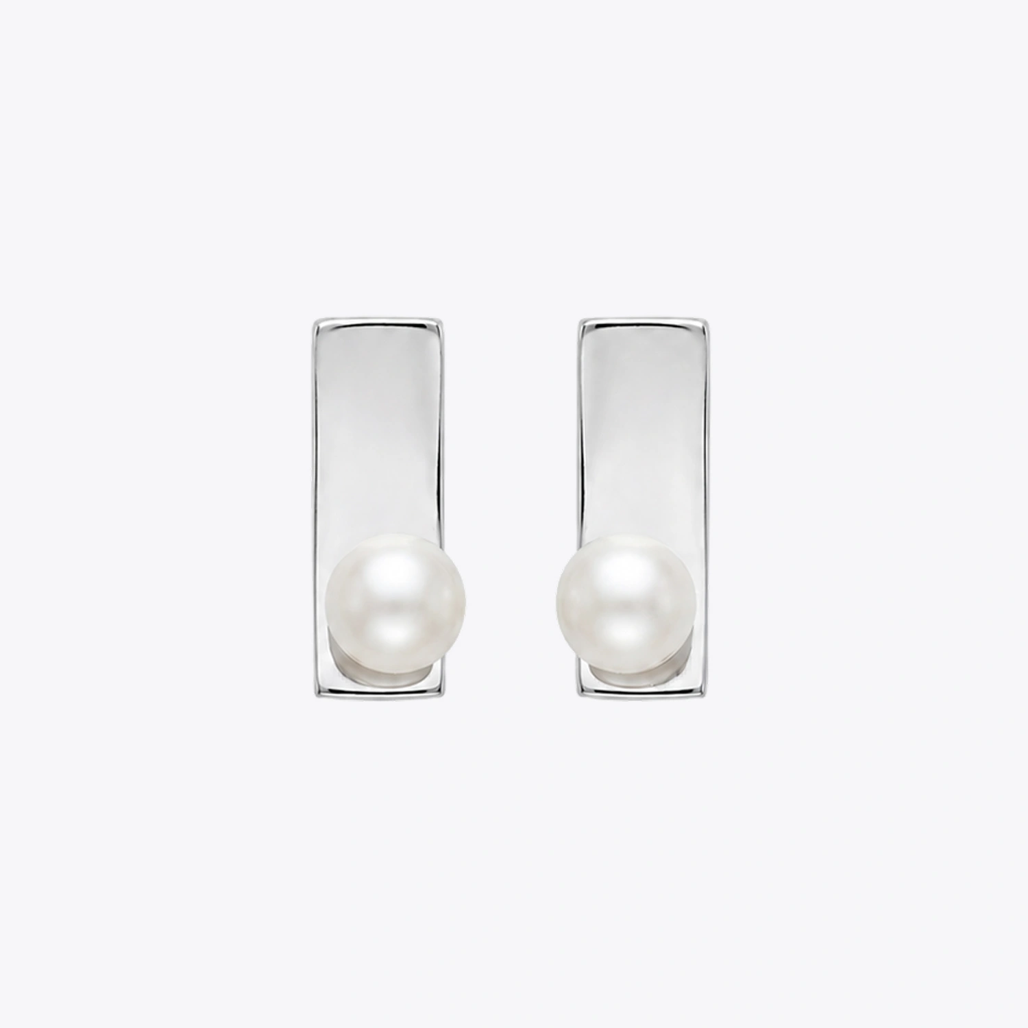 Alencia Minimalist Geometric Pearl Set - Image 5