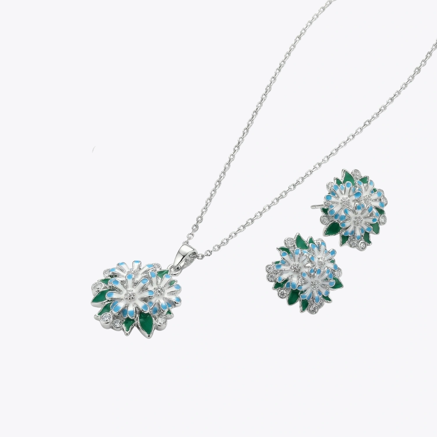Azure Bloom Enamel Set - Image 3