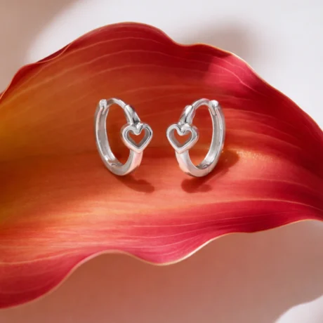 Silver Knot Stud Earrings